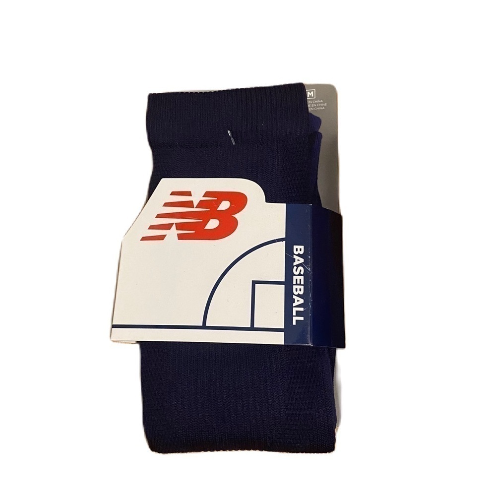 New Balance Navy Blue Baseball Socks Medium New